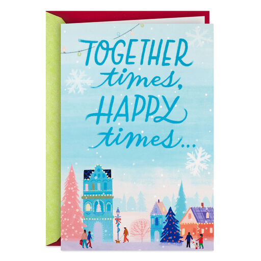 Together Times, Happy Times Musical 3D Pop-Up Christmas Card, 