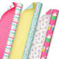 Sweet Birthday 3-Pack Reversible Wrapping Paper, 75 sq. ft. total, , large image number 1