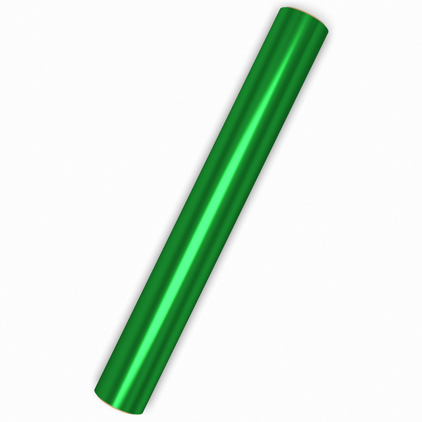 Green Foil Holiday Wrapping Paper Mini Roll Wrap Tube image number 7