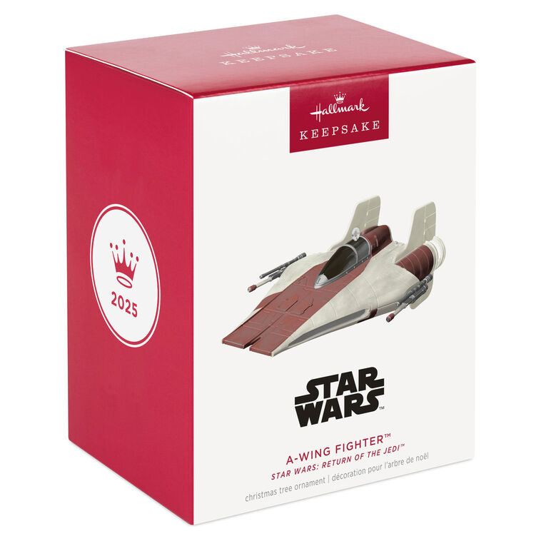 Star Wars A-Wing Fighter Keepsake Ornament package front image number 7