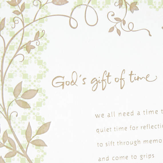 God's Gift of Time Sympathy Card, , large image number 4