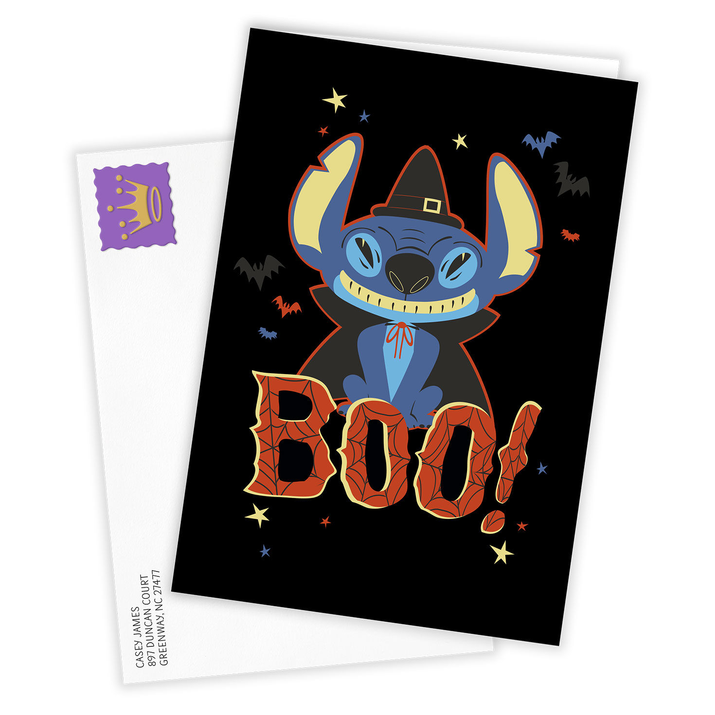 Disney Stitch Boo! Custom Halloween Card for only USD 4.99 | Hallmark