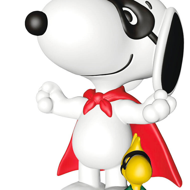 Snoopy Woodstock Superheros Keepsake Ornament cloasup view image number 5
