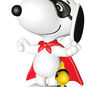 Snoopy Woodstock Superheros Keepsake Ornament cloasup view image number 5
