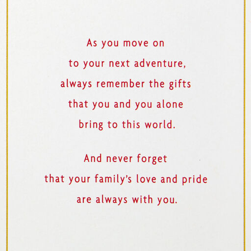 Always With You, Grandson Graduation Card, 