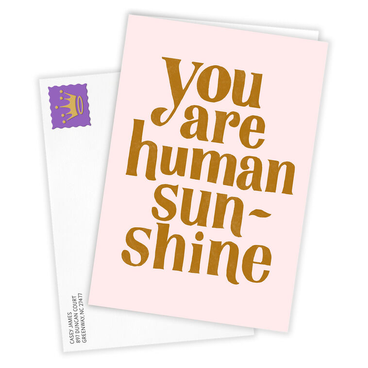 You Are Human Sunshine Custom Card, , large image number 2