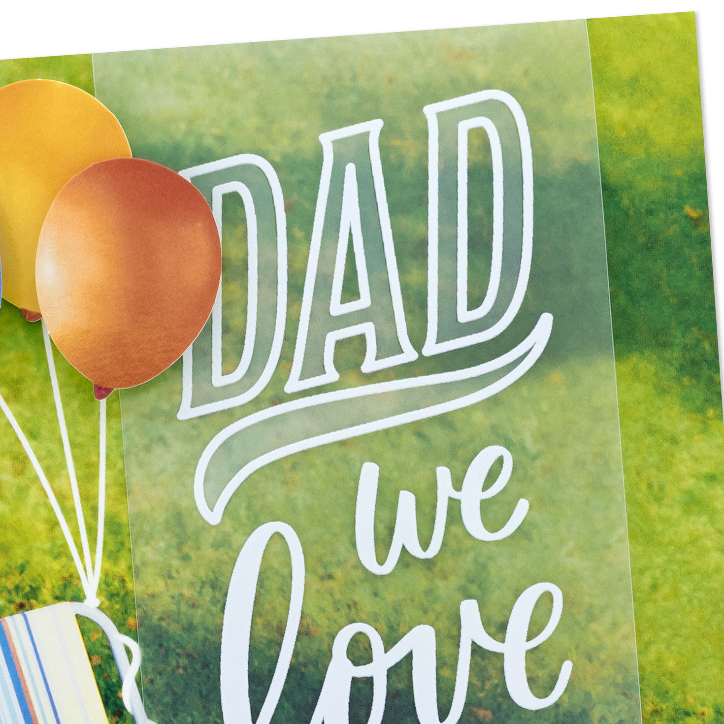 Outdoor Scene Birthday Card for Dad Card Front Detail image number 5