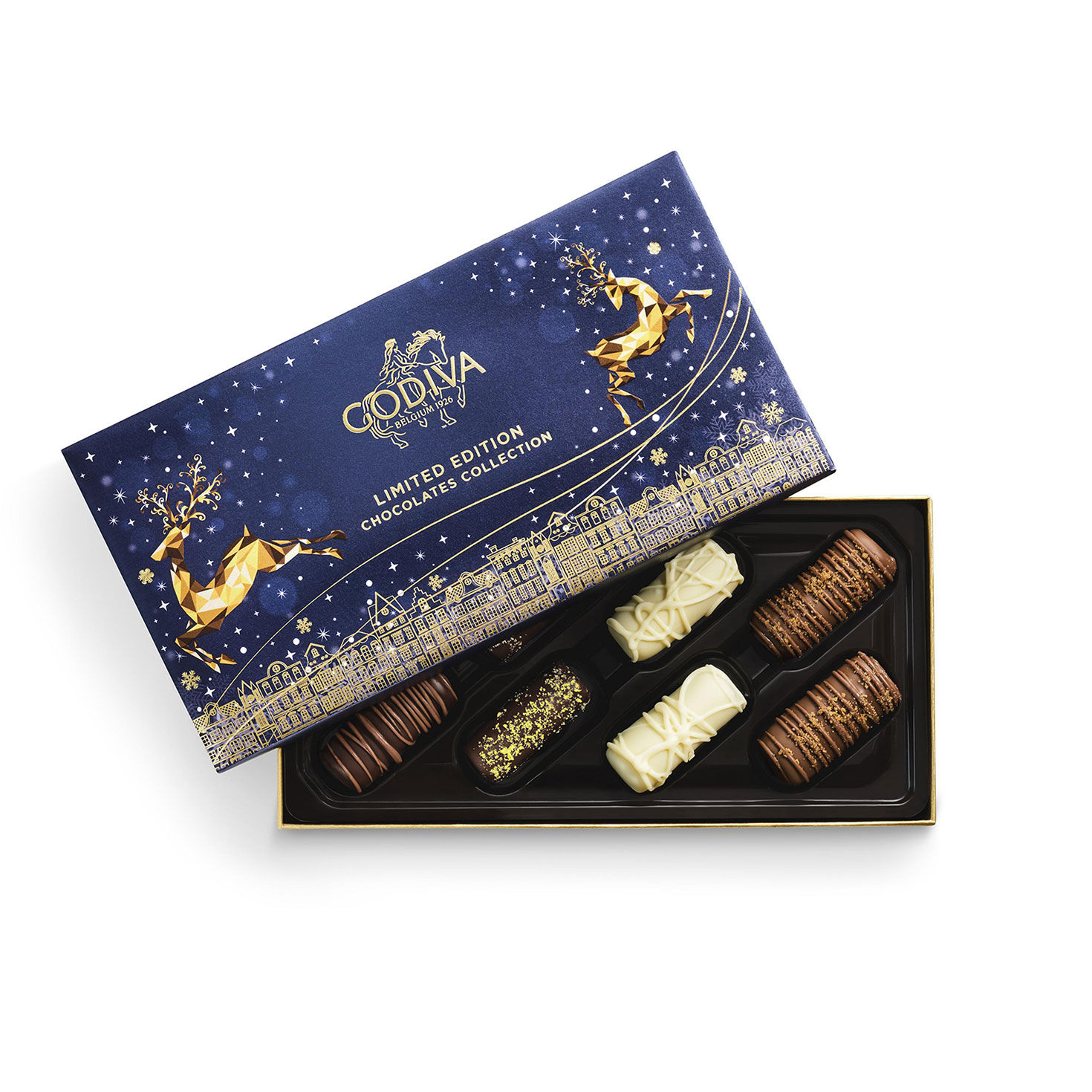 Godiva Assorted Mini Yule Log Chocolates in Gift Box, 8 pieces for only USD 29.99 | Hallmark