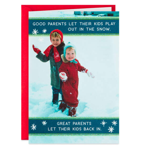 To the Greatest Funny Christmas Card for Parents, , large image number 1