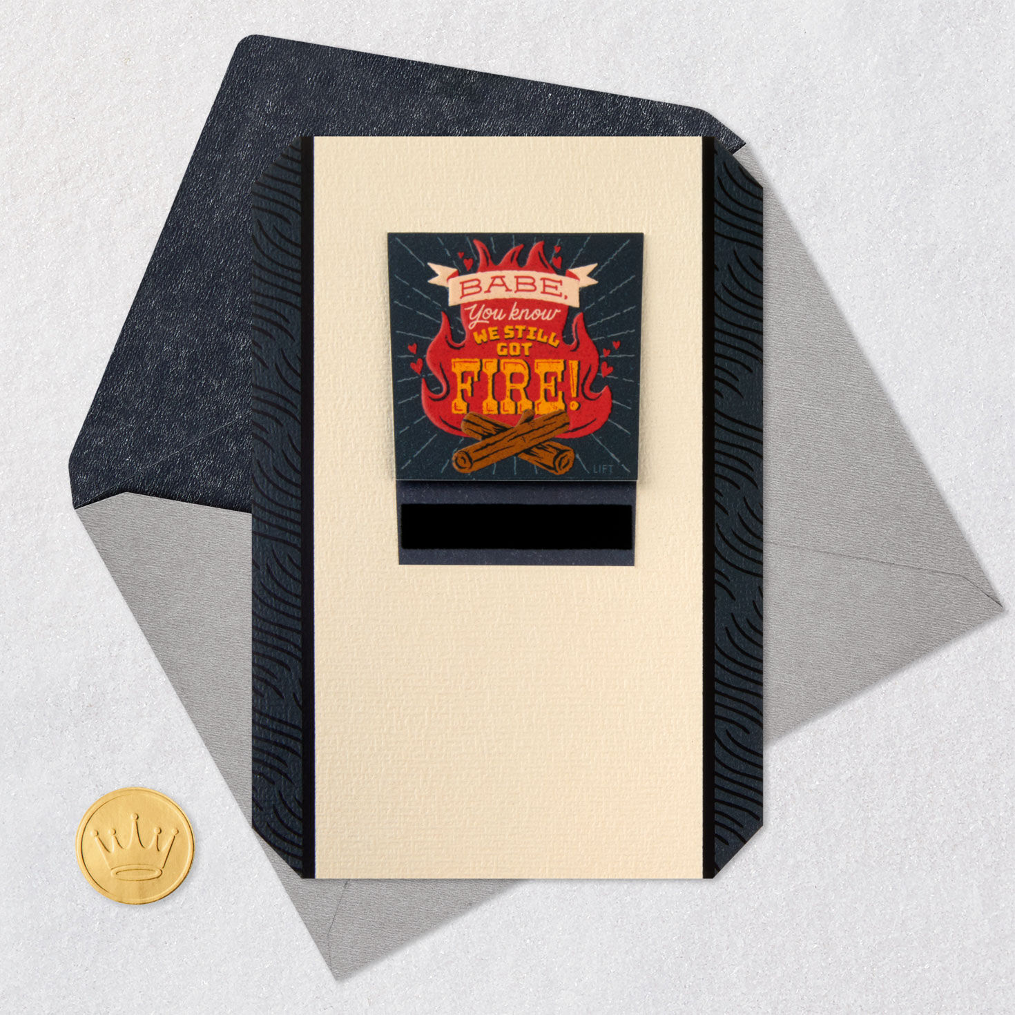 We Still Got Fire Romantic Birthday Card for Him, , large image number 6