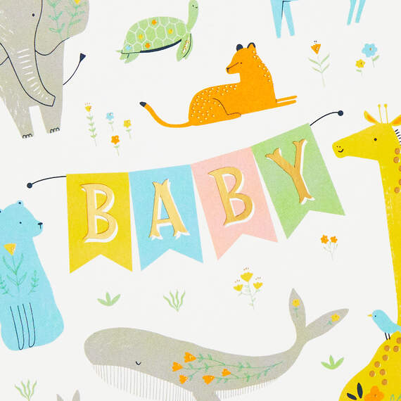 Cute and Cuddly Assorted New Baby Cards, Pack of 12, , large image number 6