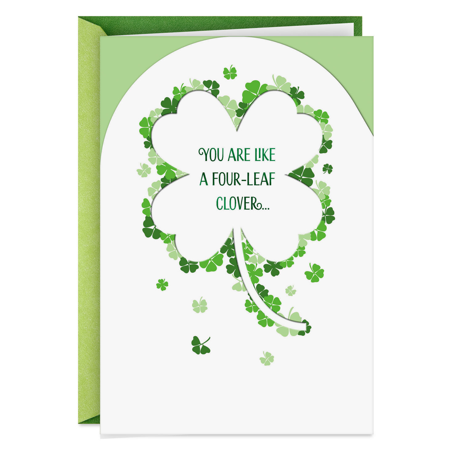 A Four-Leaf Clover St. Patrick's Day Card