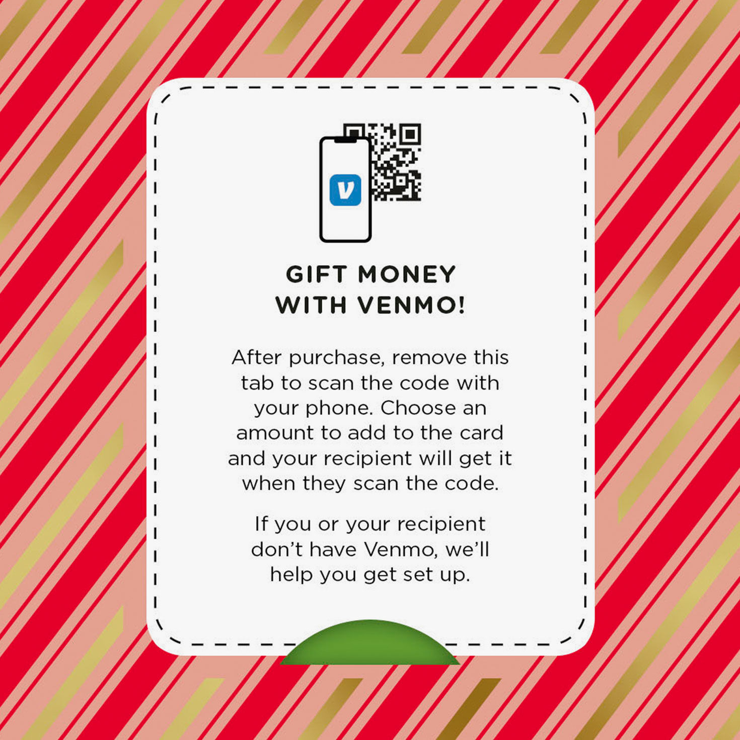 Holiday Candy and Icons Venmo Christmas Card Card Panel Venmo tab image number 5