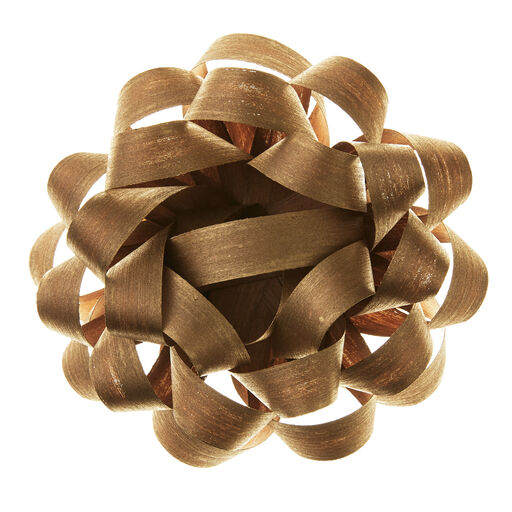 4.5" Matte Gold Gift Bow, 