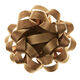 4.5" Matte Gold Gift Bow
