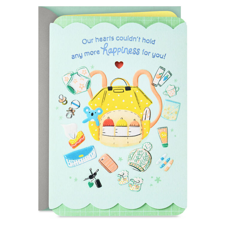 Showered With Love Baby Shower Card From All