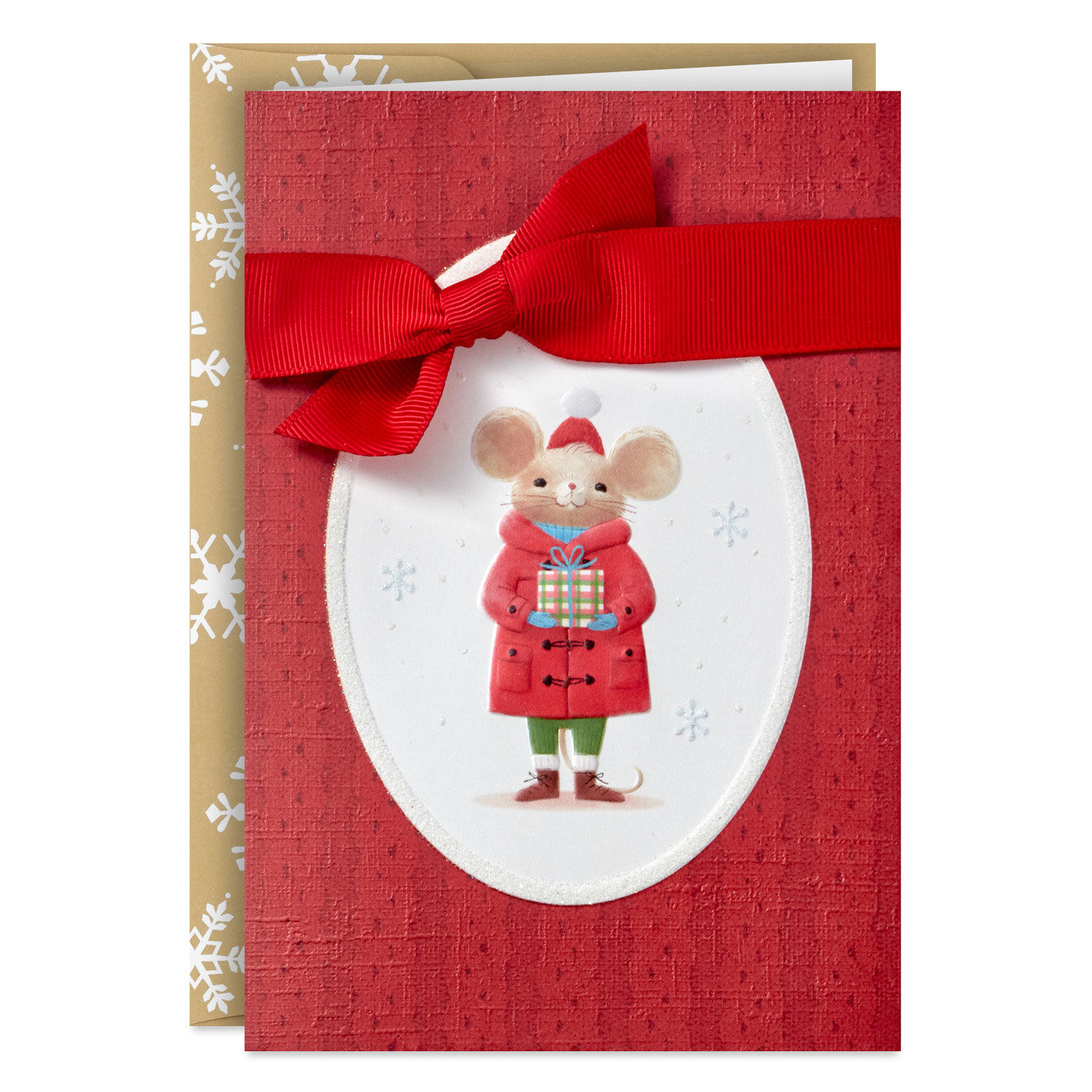 Sweet Holiday Mouse Boxed Christmas Cards, Pack of 12, , large image number 2