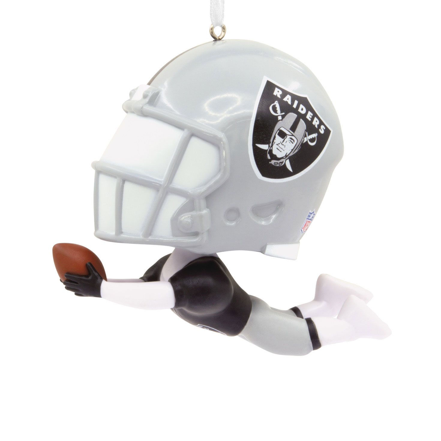 NFL Las Vegas Raiders Bouncing Buddy Hallmark Ornament, , large image number 1