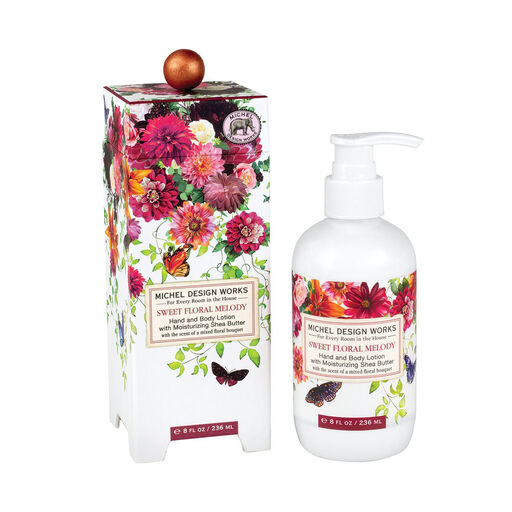 Sweet Floral Melody Scented Hand and Body Lotion, 8 oz., 