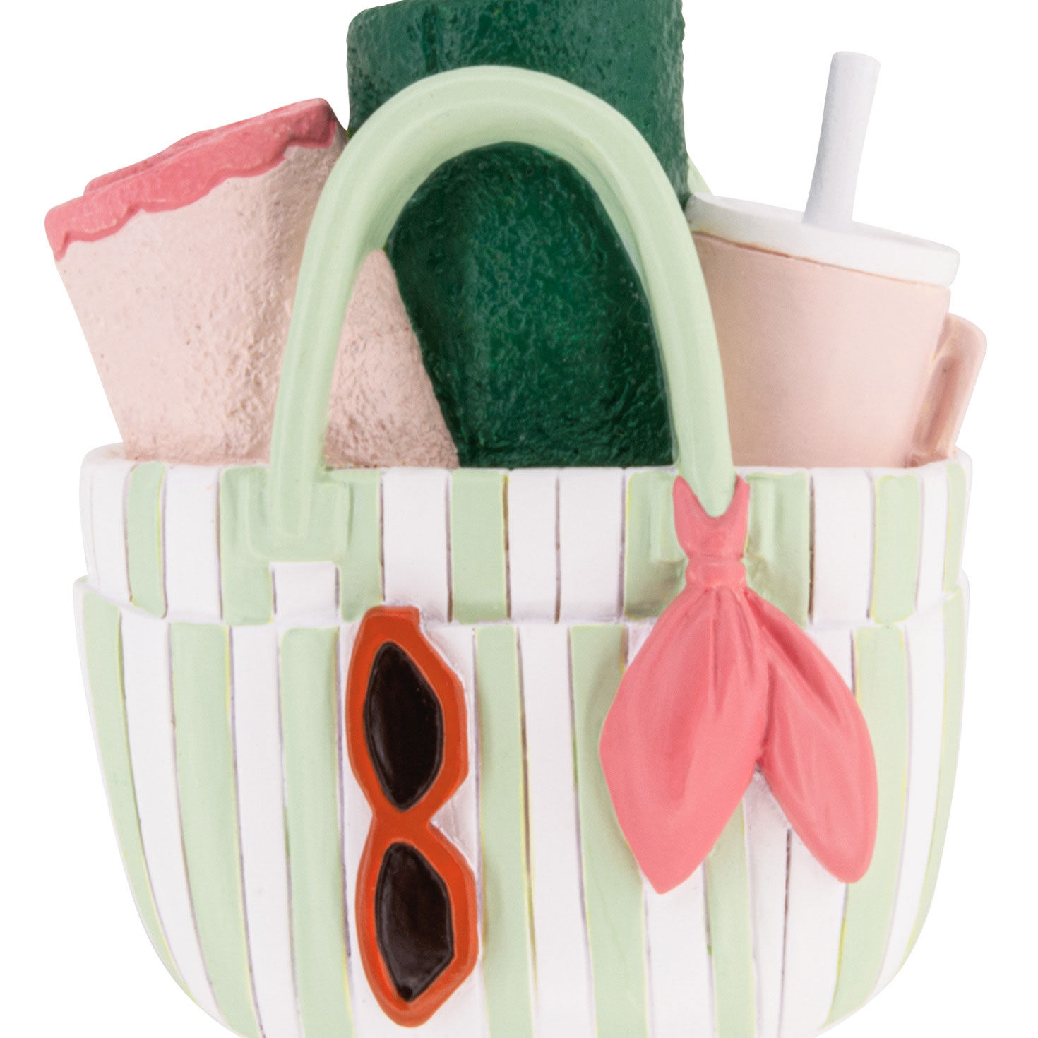 Beach Bag Christmas Ornament closeup view image number 5