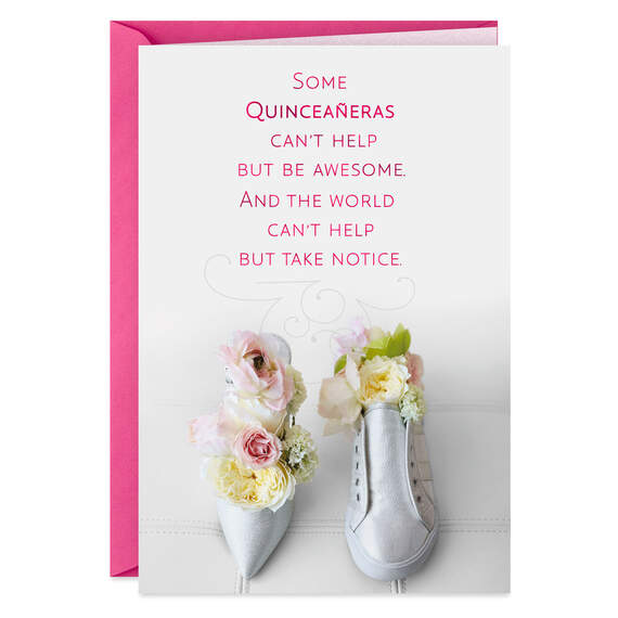 Stand-Out Señorita Quinceañera Card, , large image number 1