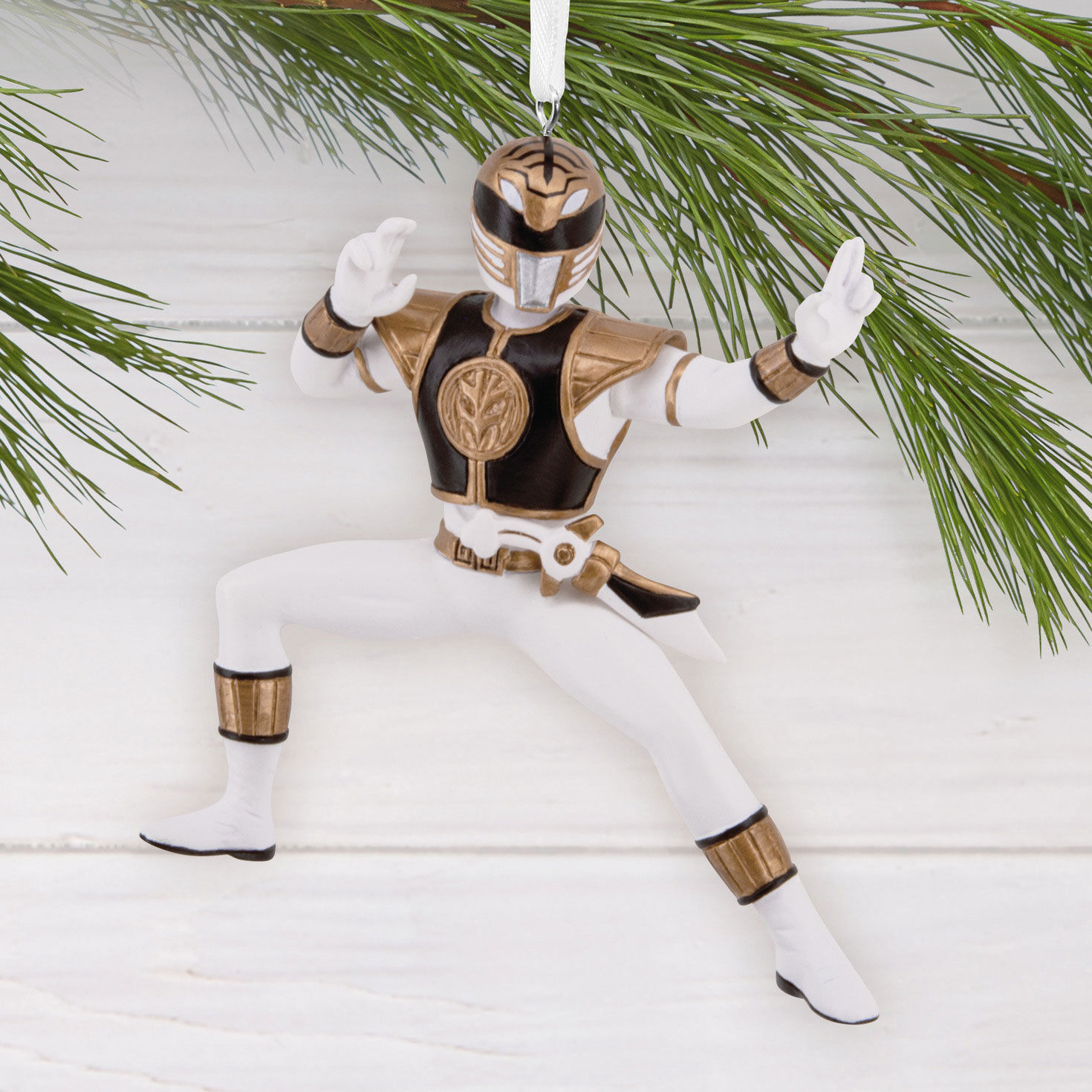 Hasbro® Power Rangers® White Ranger Hallmark Ornament for only USD 11.49 | Hallmark