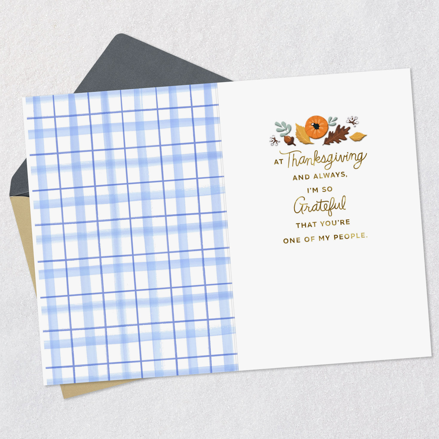 Grateful You're One of My People Thanksgiving Card for only USD 2.99 | Hallmark