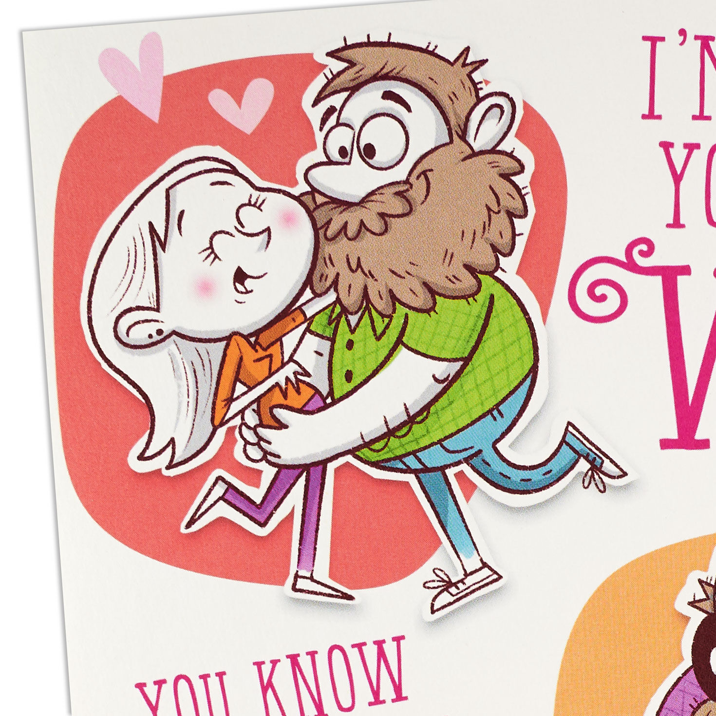Husband and Wife Cartoon Funny Birthday Card Card Front Detail image number 6