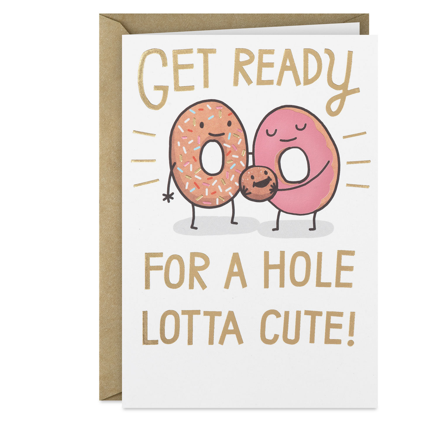 A Hole Lotta Cute New Baby Card, , large image number 1