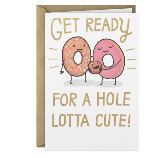 A Hole Lotta Cute New Baby Card, 