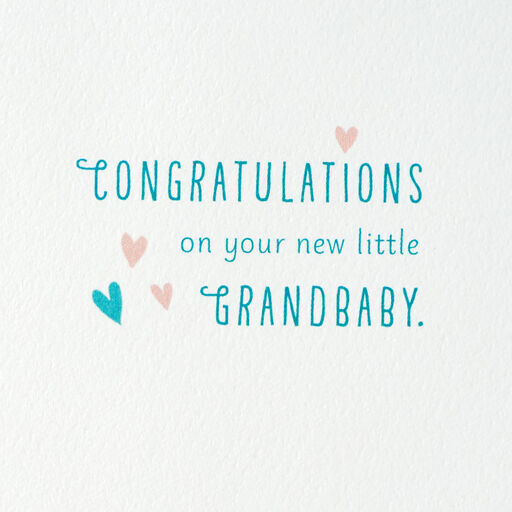 Warm and Cuddly New Baby Card for Grandparents, 