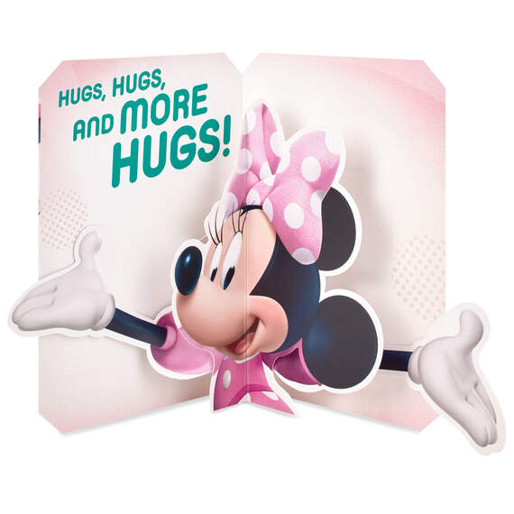 Disney Minnie Mouse Hugs for Grandpa Pop-Up Father's Day Card, , large image number 2