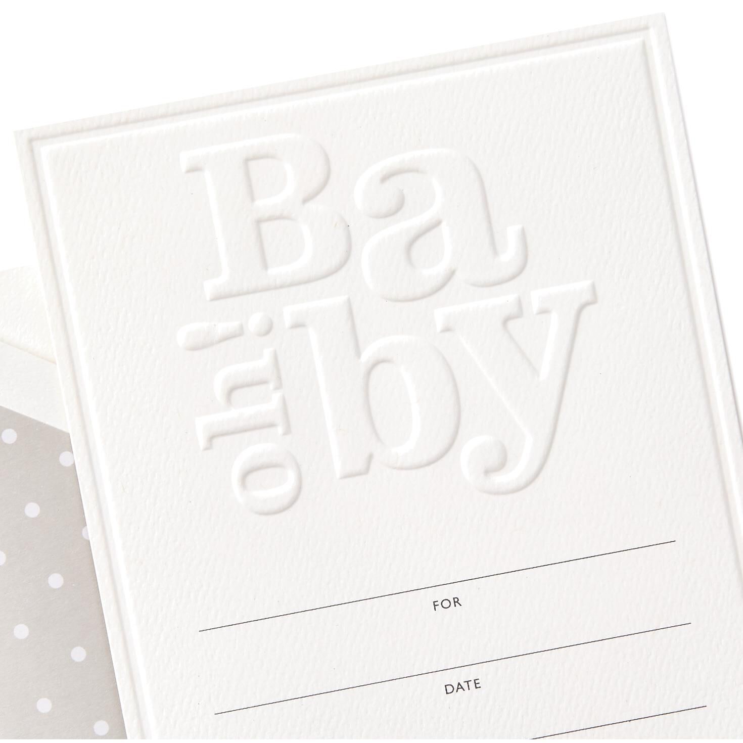 oh baby shower invitations