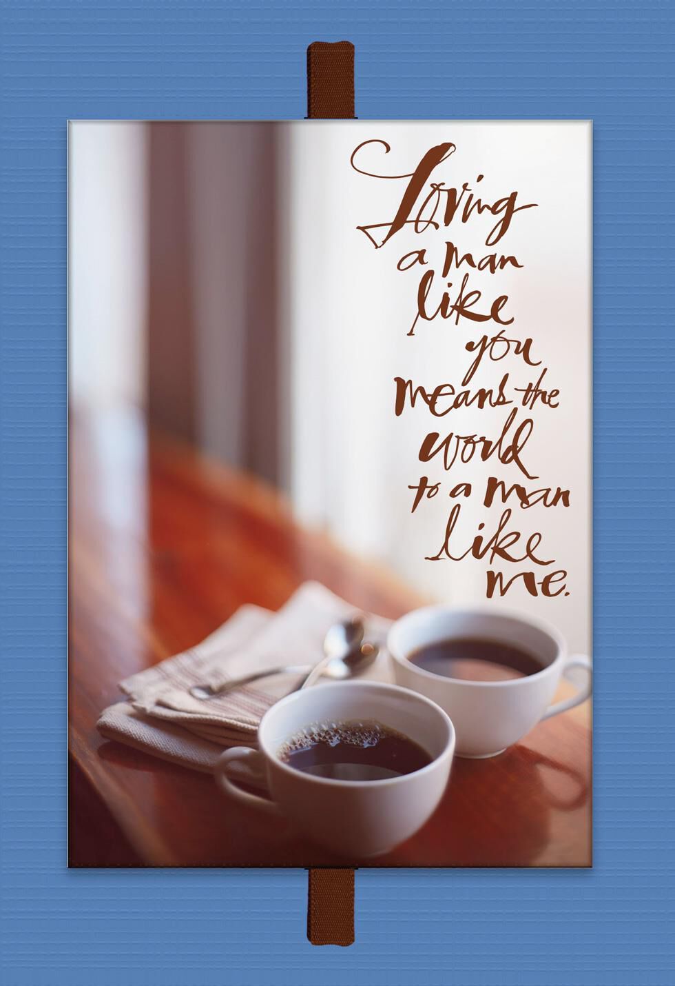 Coffee Cups Father's Day Card for the Man I Love