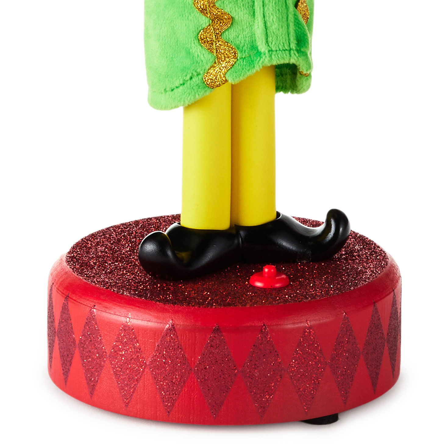 Elf the Movie Talking Buddy Nutcracker Figurine upclose view image number 5