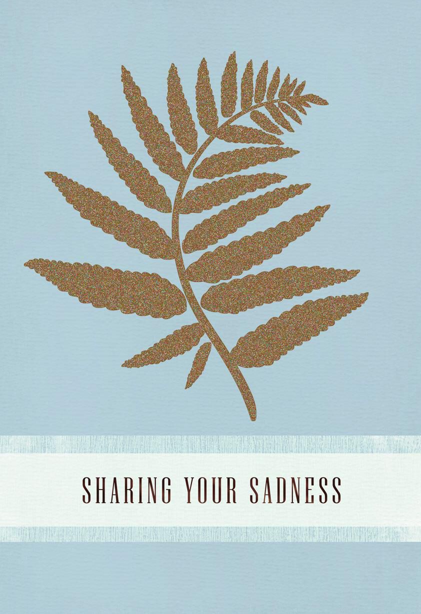 Sharing Your Sadness Sympathy Card