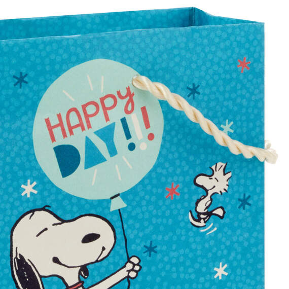 4.6" Peanuts® Snoopy With Balloon Gift Card Holder Mini Bag, , large image number 4