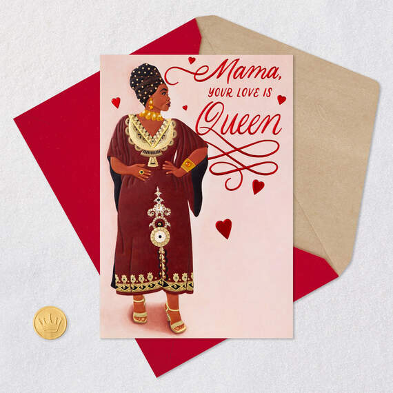 True Queen of Our Family Valentine's Day Card for Mama, , large image number 5