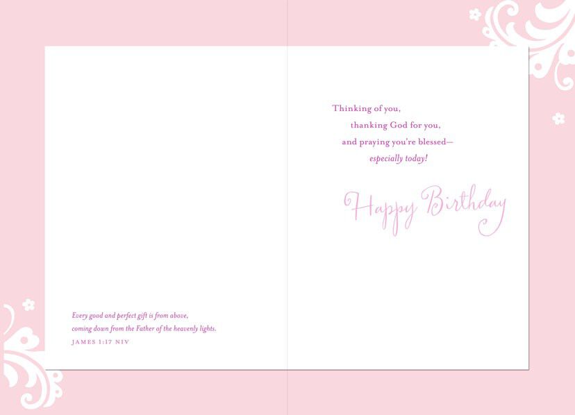 Prayer for Grandma Birthday Card
