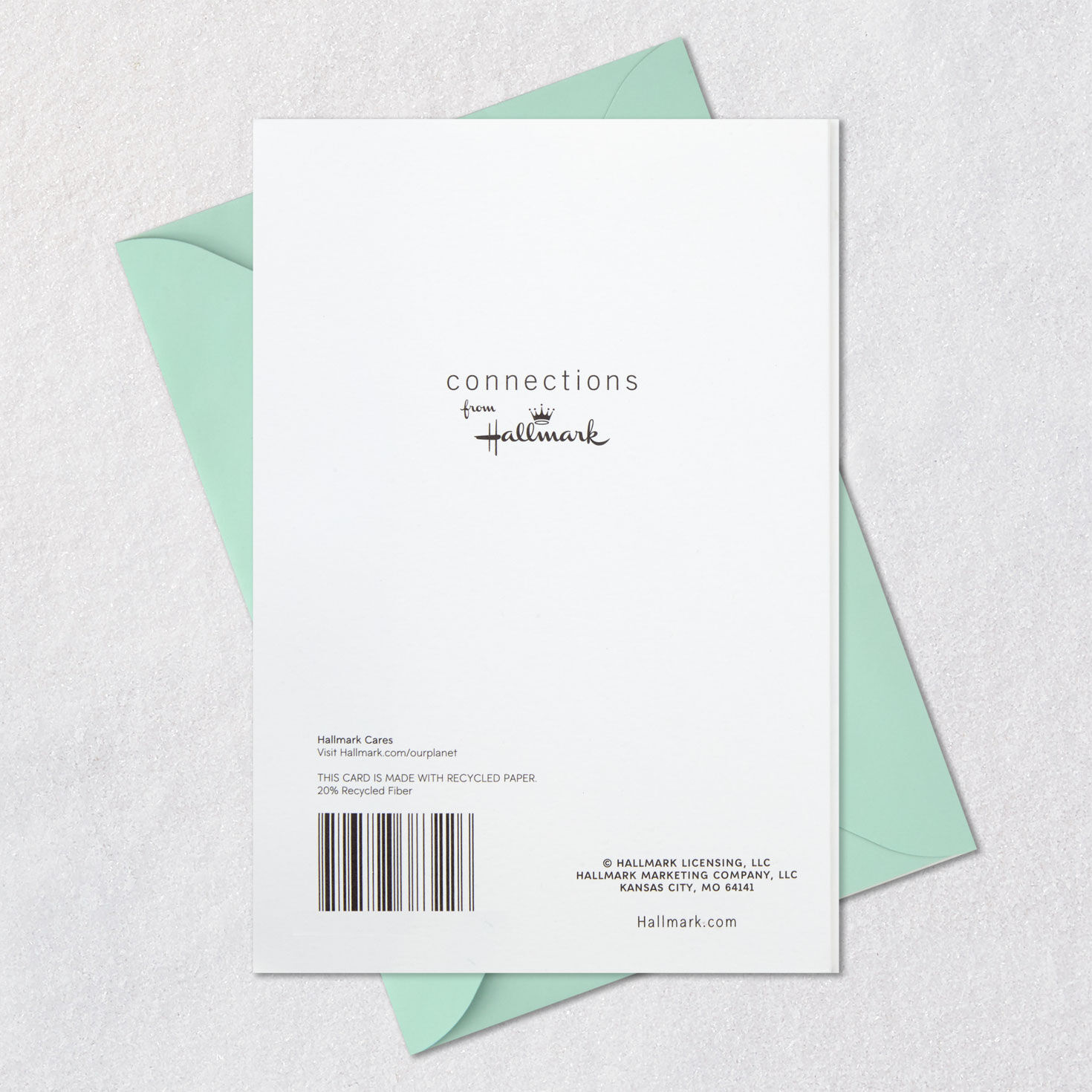 Blue Agate Sympathy Card Card Front with Envelope and Gold Seal image number 8