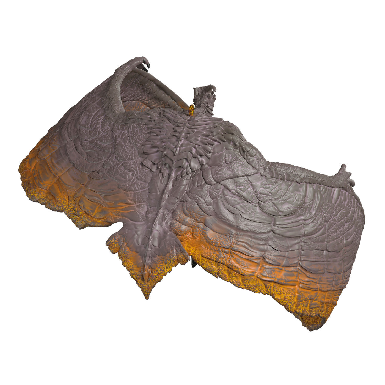 Godzilla Rodan Monster Keepsake Ornament Back image number 6