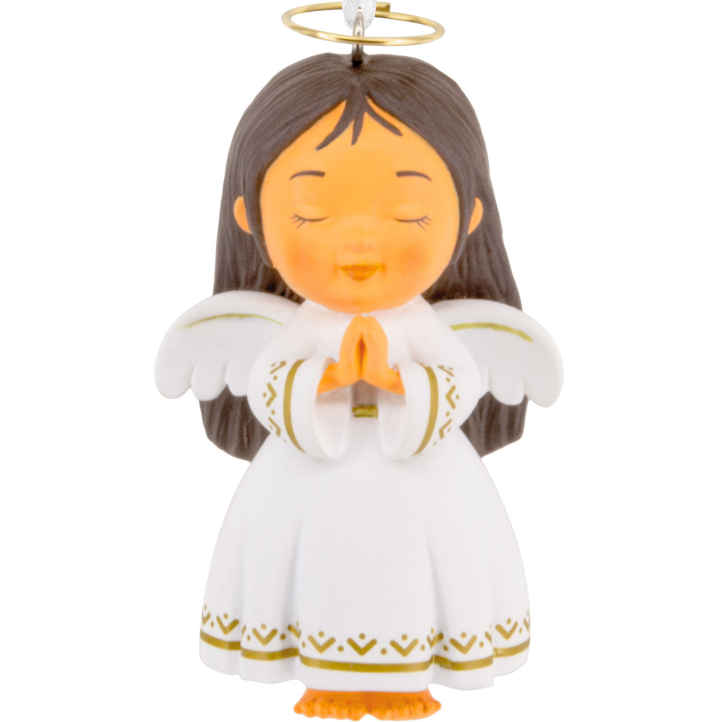 Angel Girl Christmas Ornament closeup view image number 5