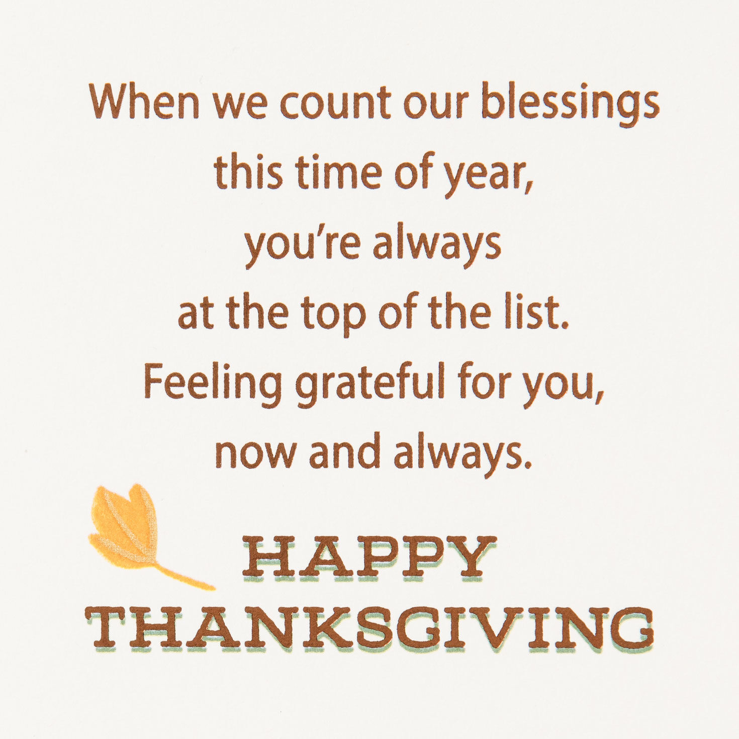 Grateful for You Thanksgiving Card for Grandson, , large image number 2