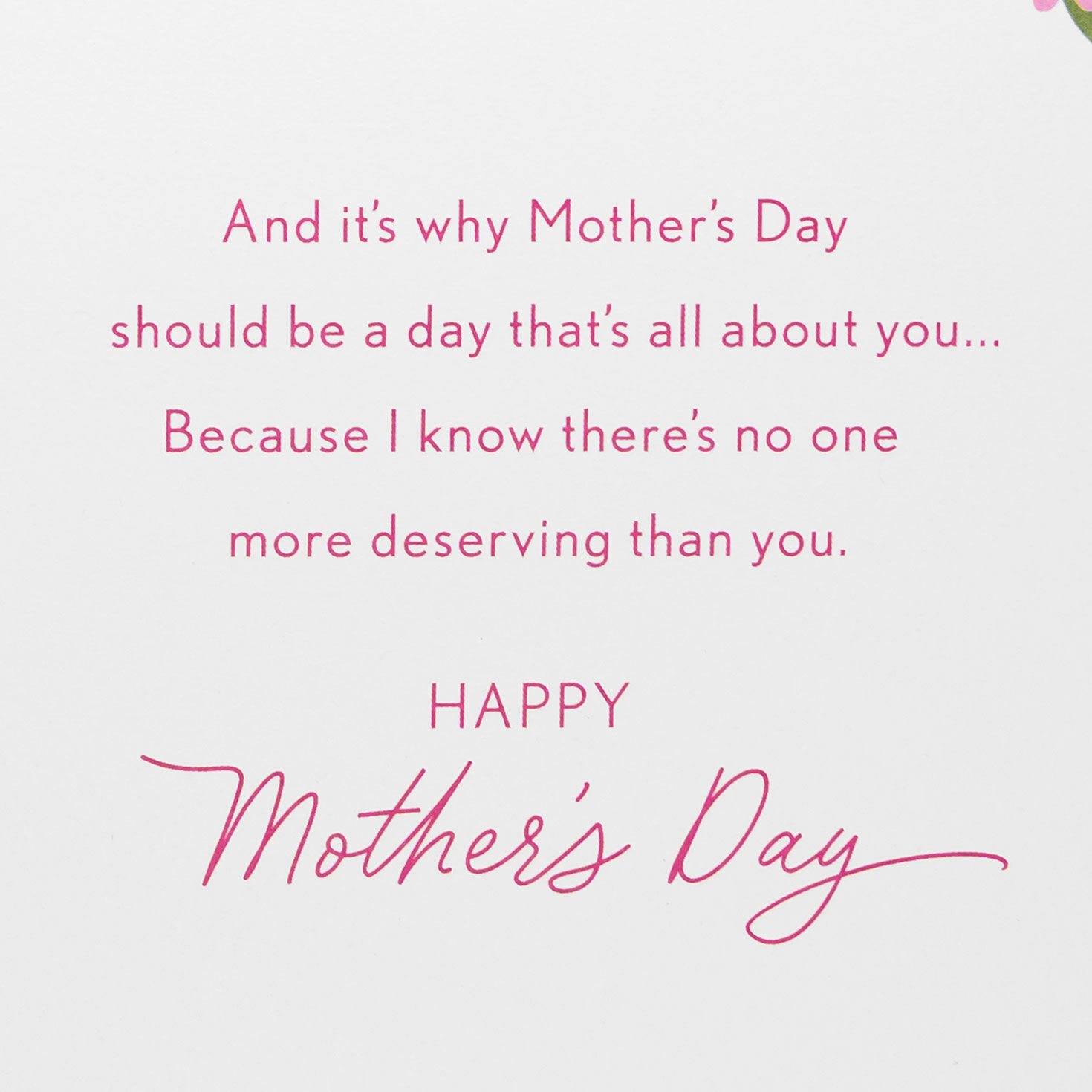 Tiny Flowers Mother's Day Card for Wife Sentiment image number 3