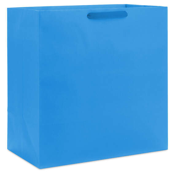 Everyday Solid Gift Bag, Royal Blue, large image number 1
