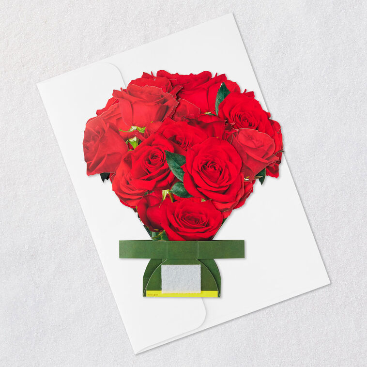 Build-a-Bouquet Red Roses Pop-Up Paper Flowers, Red Roses, large image number 8