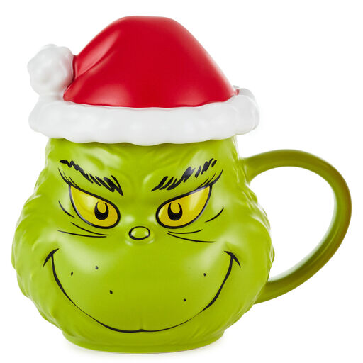 Dr. Seuss's How the Grinch Stole Christmas!™ Grinch Santa Sculpted Mug With Sound, 21 oz., 