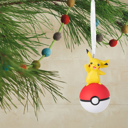 Pokémon Pikachu on Poké Ball Hallmark Ornament, 