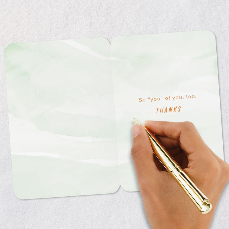 Field of Daisy Flowers Thank You Card Signing card image number 6