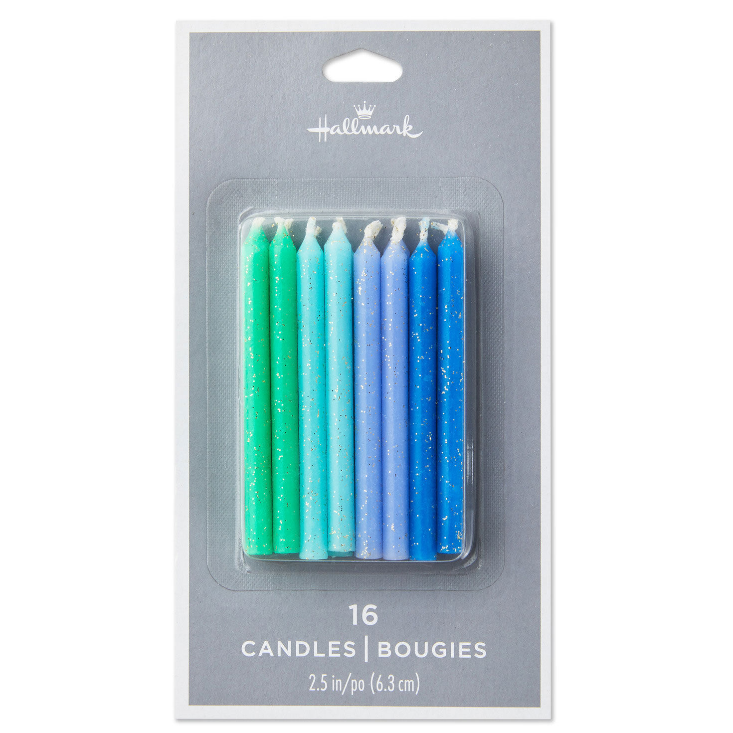 Cool Hues With Glitter Birthday Candles, Set of 16 for only USD 2.99 | Hallmark